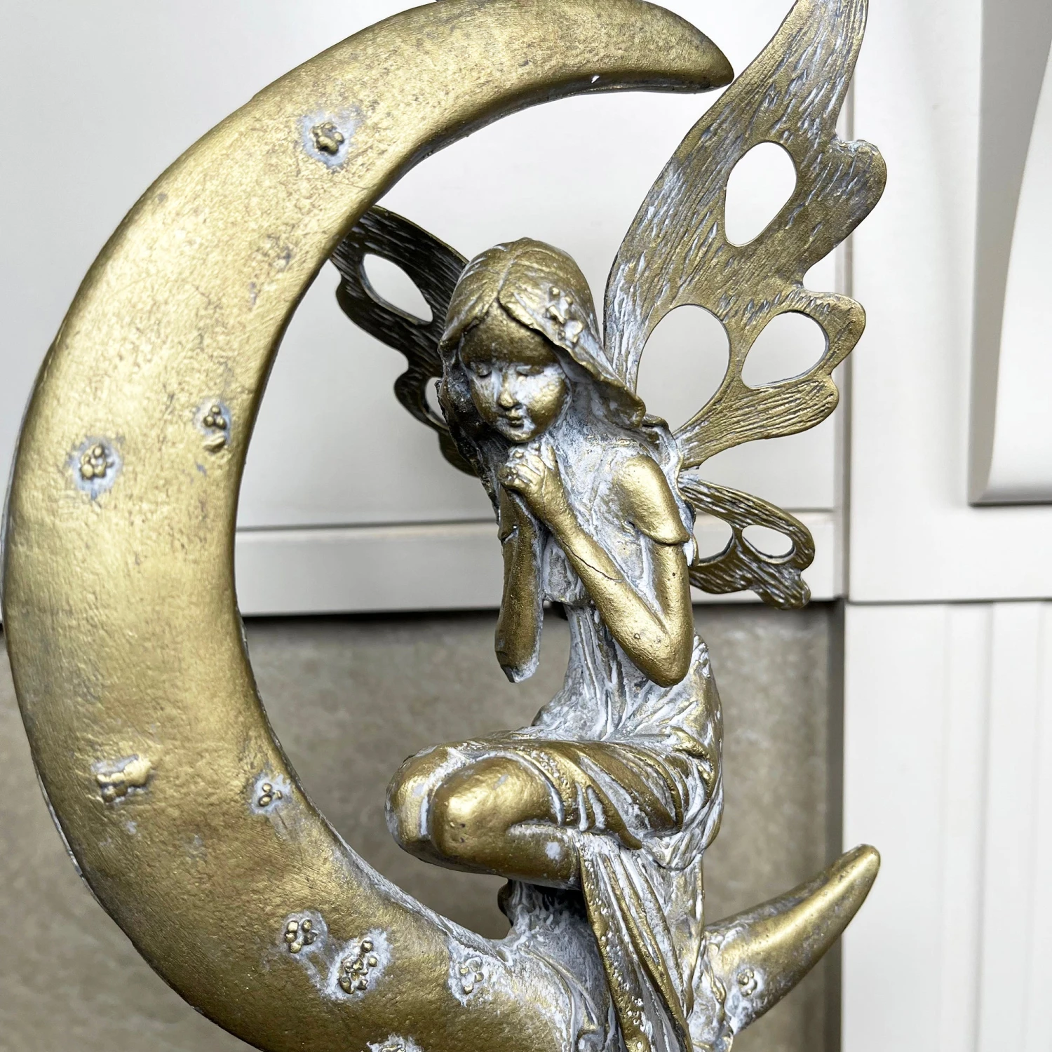 Darthome Limited Hanging Fairy On Crescent Moon Figurine 4 Darthome Limited Hanging Fairy On Crescent Moon Figurine - Image 4