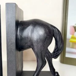 Darthome Limited Large Black Horse Bookends Set -Darthome Limited IMG E1196