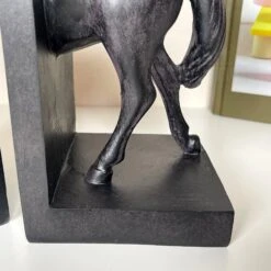 Darthome Limited Large Black Horse Bookends Set -Darthome Limited IMG E1197