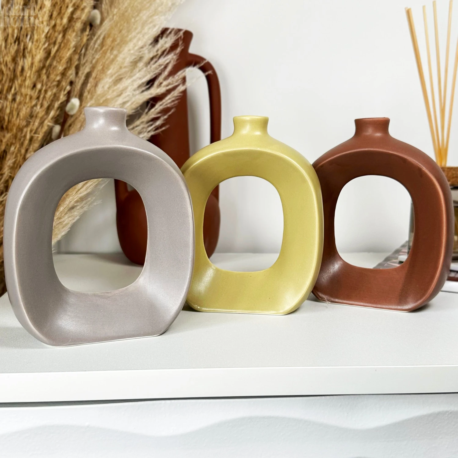 Darthome Limited Oval Donut Vases 1 Darthome Limited Oval Donut Vases