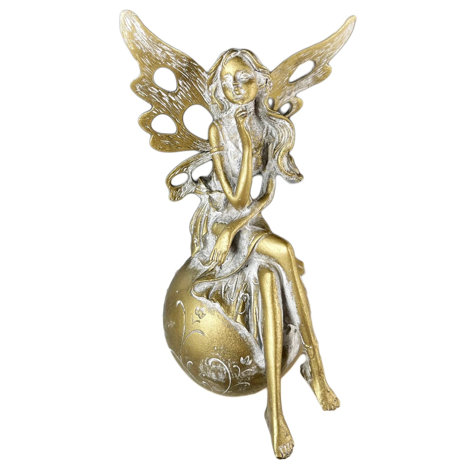 Darthome Limited Gold Fairy On Ball Ornament 7 Darthome Limited Gold Fairy On Ball Ornament - Image 7