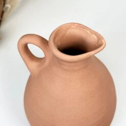 Darthome Limited Terracotta Jug Vase With Handle -Darthome Limited IMG E1259 fe319a4a 3112 4683 8931 270b1767150e
