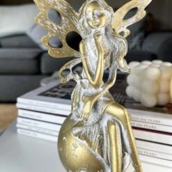 Darthome Limited Gold Fairy On Ball Ornament 10 Darthome Limited Gold Fairy On Ball Ornament -Darthome Limited IMG E1260