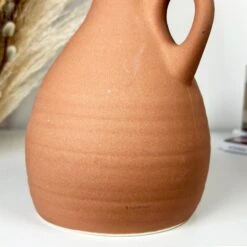 Darthome Limited Terracotta Jug Vase With Handle -Darthome Limited IMG E1260 c8cc6df8 350a 445e 8a13 d76b597bdd69