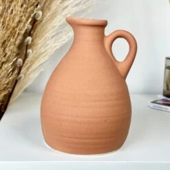 Darthome Limited Terracotta Jug Vase With Handle