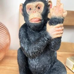 Darthome Limited Black Up Yours Monkey Ornament 11x19x11cm 9 Darthome Limited Black Up Yours Monkey Ornament 11x19x11cm -Darthome Limited IMG E1272