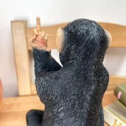 Darthome Limited Black Up Yours Monkey Ornament 11x19x11cm 11 Darthome Limited Black Up Yours Monkey Ornament 11x19x11cm -Darthome Limited IMG E1275