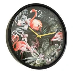 Darthome Limited Round Tropical Flamingo Wall Clock -Darthome Limited IMG E1326copy