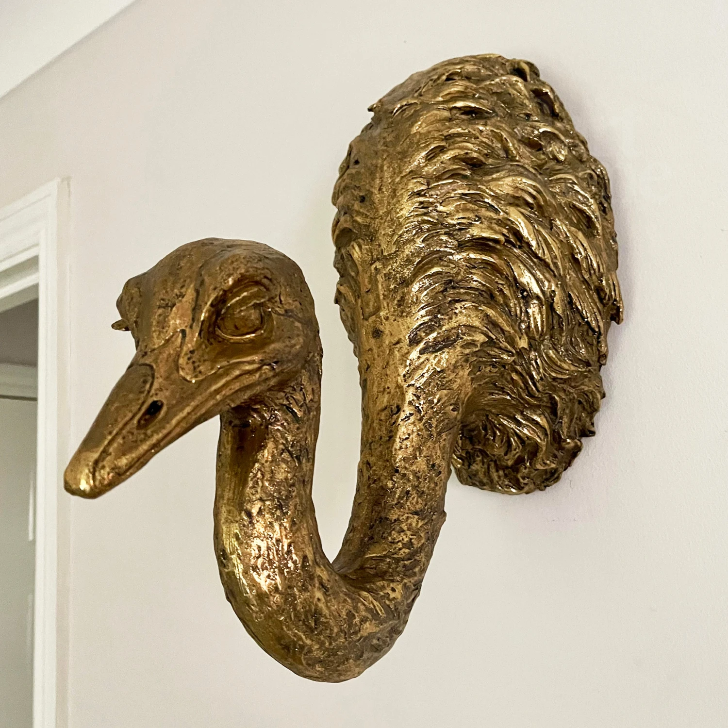 Darthome Limited Gold Ostrich Wall Decoration 5 Darthome Limited Gold Ostrich Wall Decoration - Image 5
