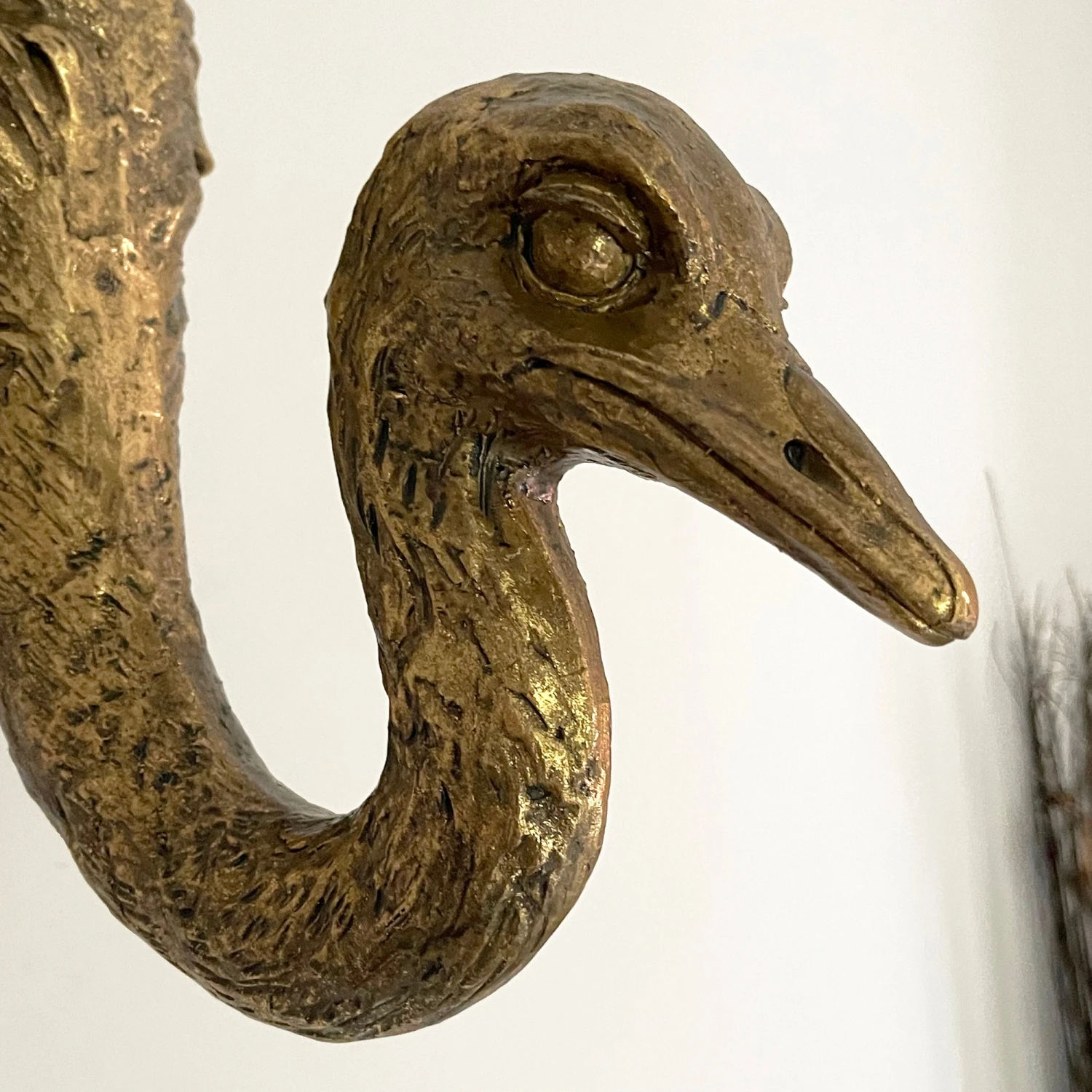 Darthome Limited Gold Ostrich Wall Decoration 2 Darthome Limited Gold Ostrich Wall Decoration - Image 2