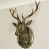 Darthome Limited Antique Gold Stag Wall Head Large