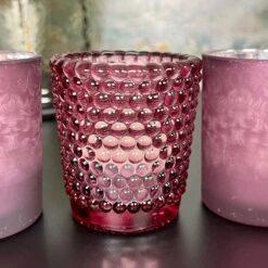 Set Of 4 Lilac Blossom Tea Lights & Votives -Darthome Limited IMG E1367 edited140