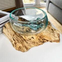 Darthome Limited Molten 12cm Fruit Bowl On Teak Root Stand 11 Darthome Limited Molten 12cm Fruit Bowl On Teak Root Stand -Darthome Limited IMG E1392