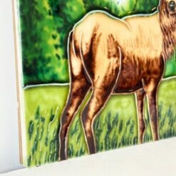 Darthome Limited Highland Stag Ceramic Tile Wall Art 8x8" -Darthome Limited IMG E1394