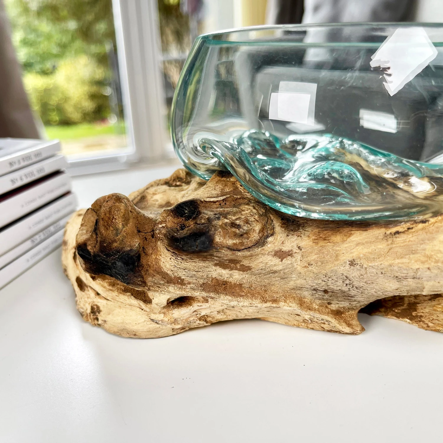 Darthome Limited Molten 12cm Fruit Bowl On Teak Root Stand 7 Darthome Limited Molten 12cm Fruit Bowl On Teak Root Stand - Image 7