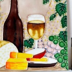 Darthome Limited Cheese And Wine Ceramic Tile Wall Art 8x8" -Darthome Limited IMG E1406 b34f64a2 c04c 4a78 9402 37b4745d4ea5
