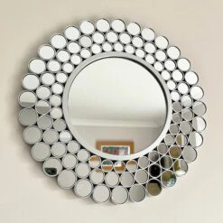 Darthome Limited Silver Round Bubble Wall Mirror