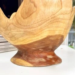 Darthome Limited Teak Wood Buttercup Bowl -Darthome Limited IMG E1487