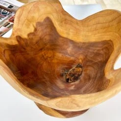 Darthome Limited Teak Wood Buttercup Bowl -Darthome Limited IMG E1490