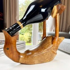 Darthome Limited Rustic Drunken Duck Wine Bottle Holder -Darthome Limited IMG E1501
