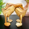 Darthome Limited Rustic Wood Hugging Ducks Ornament