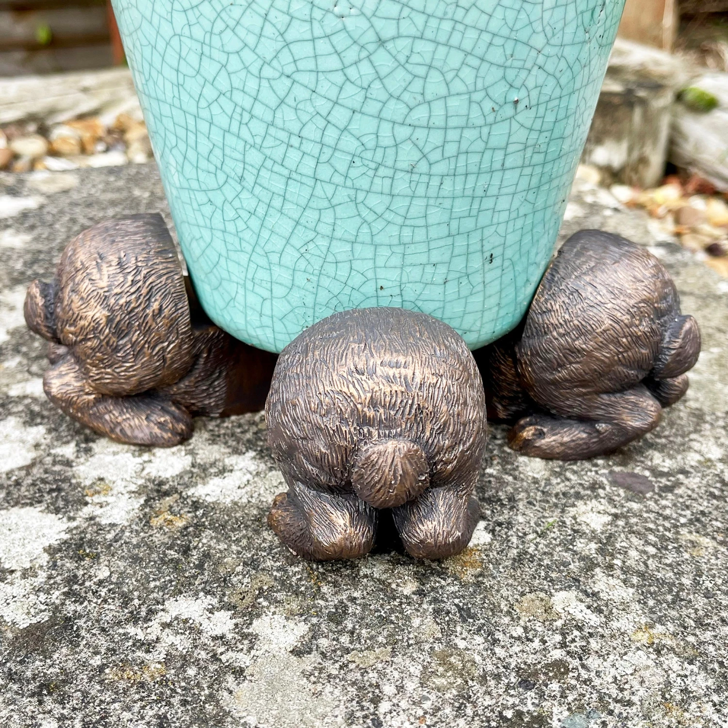 Darthome Limited Set Of 3 Rabbit Plant Pot Feet 1 Darthome Limited Set Of 3 Rabbit Plant Pot Feet