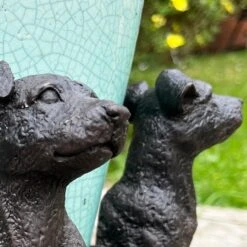 Darthome Limited Set Of 3 Black Dog Plant Pot Feet -Darthome Limited IMG E1610copy4