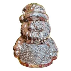 Darthome Limited Silver Sparkle Santa Claus Ornament -Darthome Limited IMG E1734copy