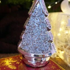 Darthome Limited Silver Sparkle Christmas Tree Ornament -Darthome Limited IMG E1744