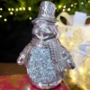 Darthome Limited Silver Sparkle Snowman Ornament