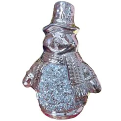 Darthome Limited Silver Sparkle Snowman Ornament 13 Darthome Limited Silver Sparkle Snowman Ornament -Darthome Limited IMG E1749copy