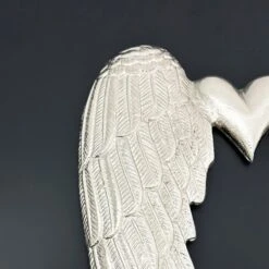 Darthome Limited Silver Angel Wings With Heart Deco -Darthome Limited IMG E1787