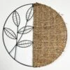 Darthome Limited Woven Rattan Leaf Wall Deco 50x50cm