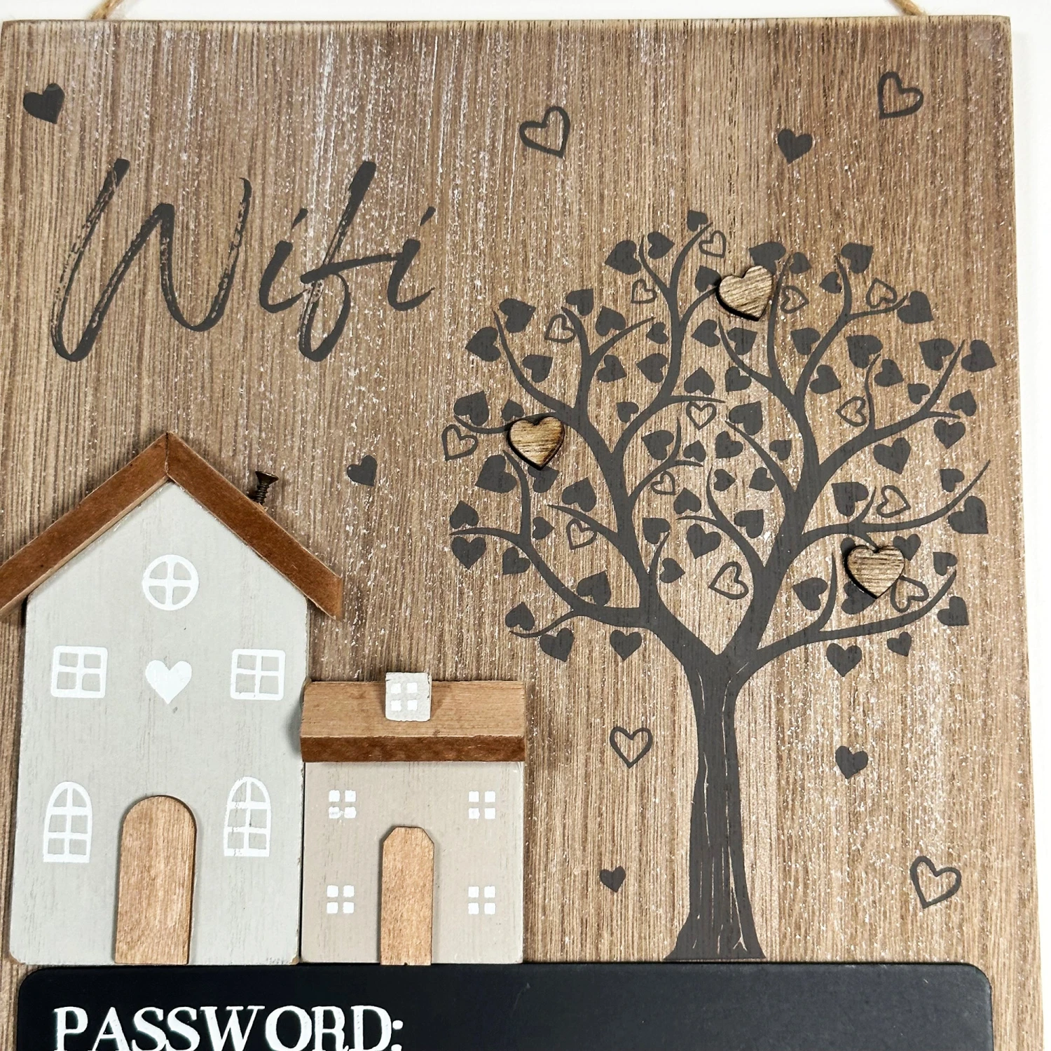Darthome Limited Wooden Houses Chalkboard Wifi Password Sign 4 Darthome Limited Wooden Houses Chalkboard Wifi Password Sign - Image 4