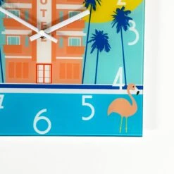 Darthome Limited South Beach Hotel Glass Wall Clock -Darthome Limited IMG E1862 9e43ee2b 6b23 4359 b4da 9af6228022cd