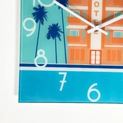 Darthome Limited South Beach Hotel Glass Wall Clock -Darthome Limited IMG E1863 32d496c6 68fd 467a 9b4a c92b5a2db53c