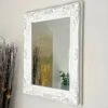 Darthome Limited White Baroque Wall Mirror