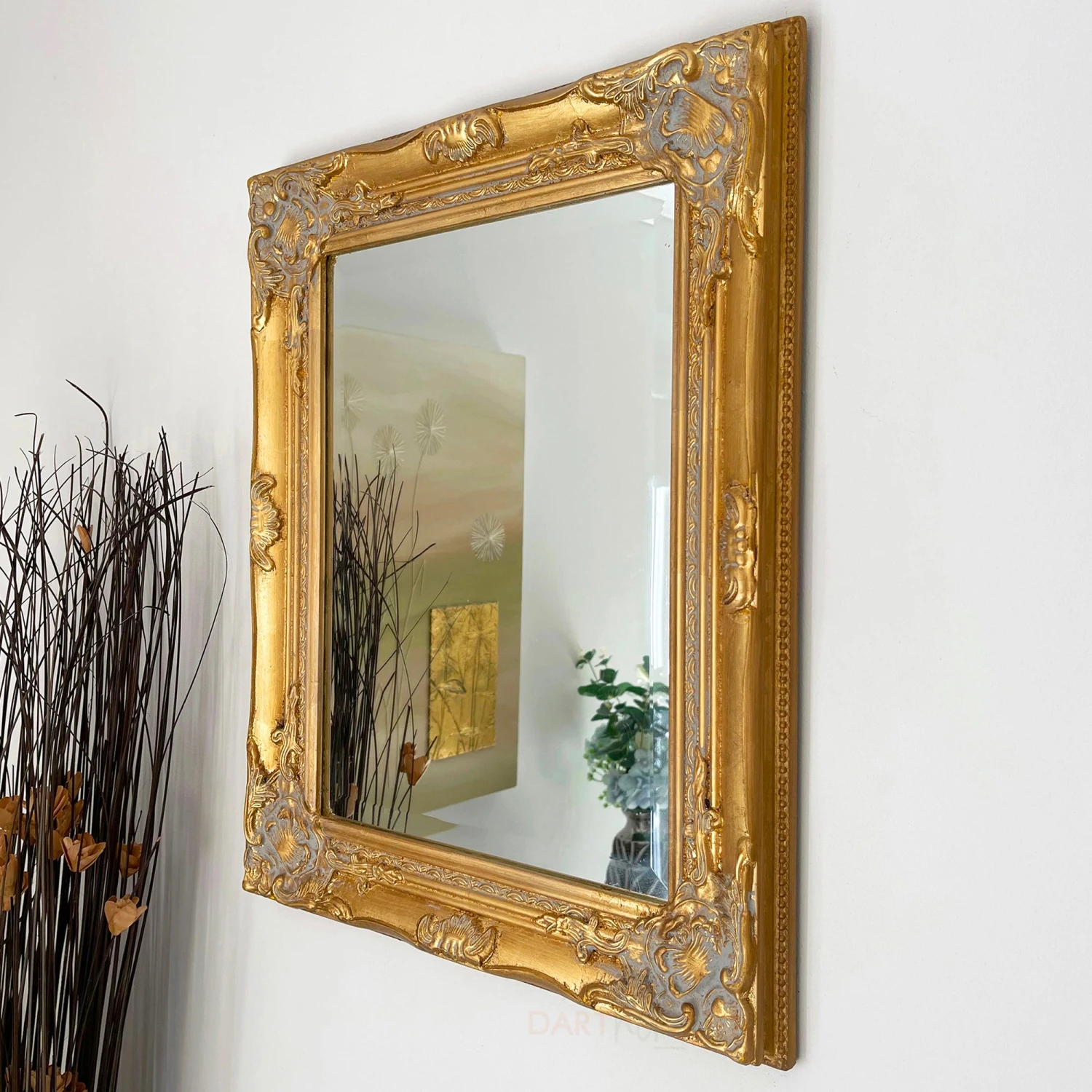 Darthome Limited Large Gold Baroque Rococo Wall Mirror 1 Darthome Limited Large Gold Baroque Rococo Wall Mirror