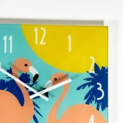 Darthome Limited South Beach Flamingos Glass Wall Clock -Darthome Limited IMG E1875 0ac83e9c 4f5c 4535 974a 1ff4b35988a4