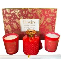 Darthome Limited Winter Berries Christmas Candle Diffuser Gift Set 11 Darthome Limited Winter Berries Christmas Candle Diffuser Gift Set -Darthome Limited IMG E1905copy