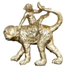 Darthome Limited Gold Monkey Figurine -Darthome Limited IMG E1925copy