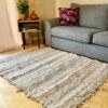 Darthome Limited Beige Stripe Shaggy Rug
