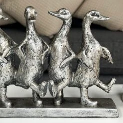 Darthome Limited Silver Five Dancing Ducks Sculpture -Darthome Limited IMG E1948 ea70549b ede0 4b21 a570 42b19f4ece8f