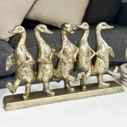 Darthome Limited Gold Five Dancing Ducks Sculpture -Darthome Limited IMG E1964 387af361 33e8 4129 b440 d5d50b146382