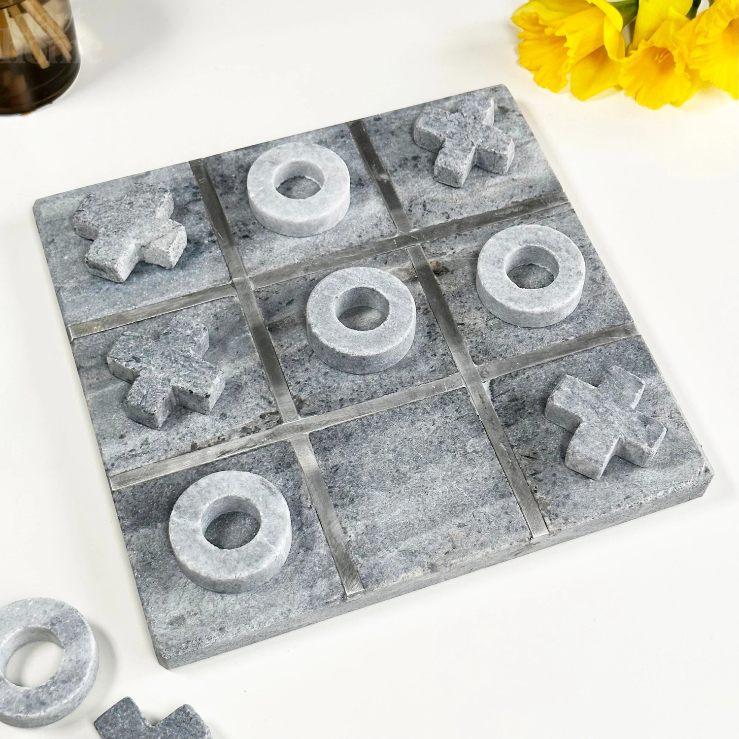 Darthome Limited Grey Marble Tic Tac Toe Game 1 Darthome Limited Grey Marble Tic Tac Toe Game