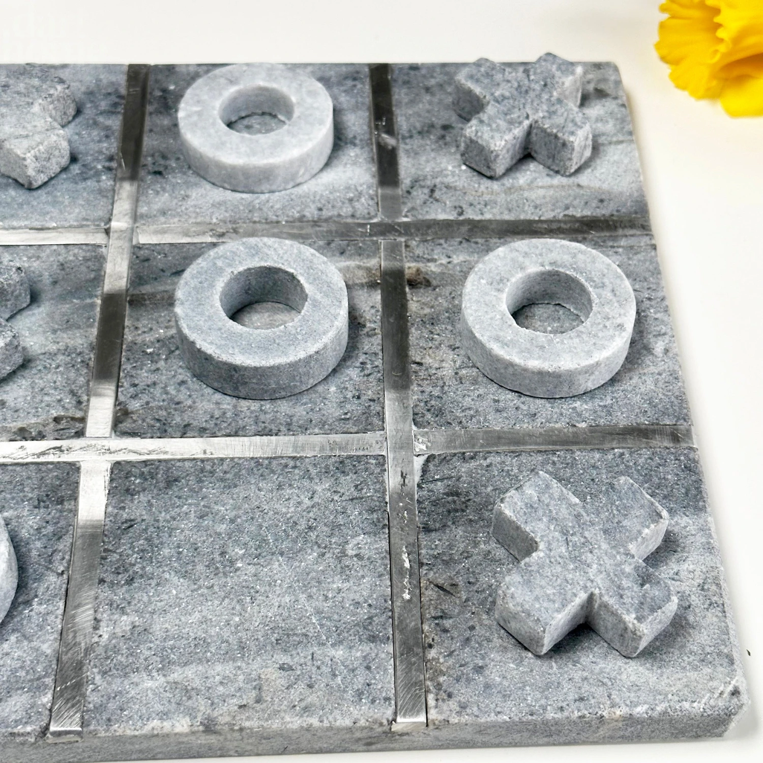 Darthome Limited Grey Marble Tic Tac Toe Game 5 Darthome Limited Grey Marble Tic Tac Toe Game - Image 5