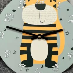 Darthome Limited Round Tiger Childrens Wall Clock -Darthome Limited IMG E2141