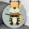 Darthome Limited Round Tiger Childrens Wall Clock