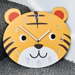 Darthome Limited Tiger Head Childrens Wall Clock