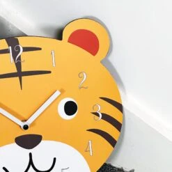 Darthome Limited Tiger Head Childrens Wall Clock -Darthome Limited IMG E2157